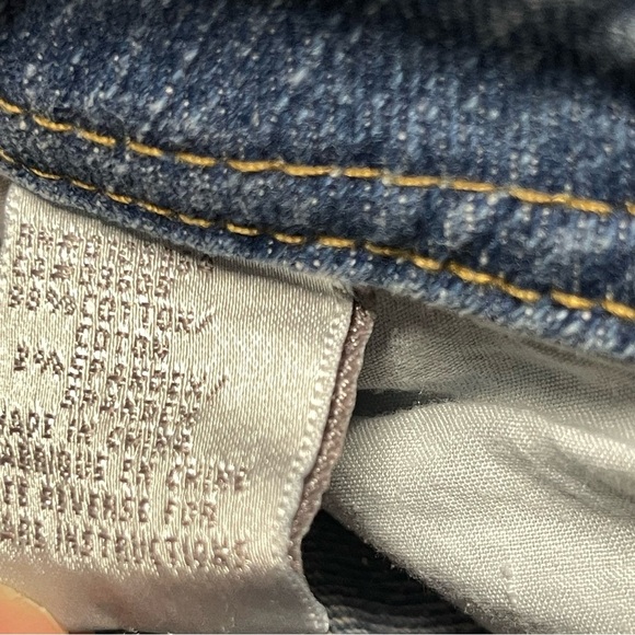 AKDMKS Knee length Jean Shorts Blue Embroidered Patches Urban Wear Mens Size 38 - Picture 6 of 12